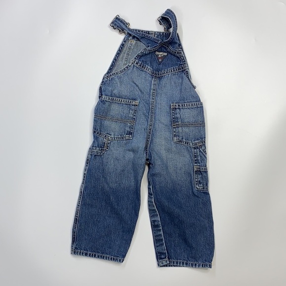 OshKosh B'gosh Denim Overalls 24M - Picture 5 of 9